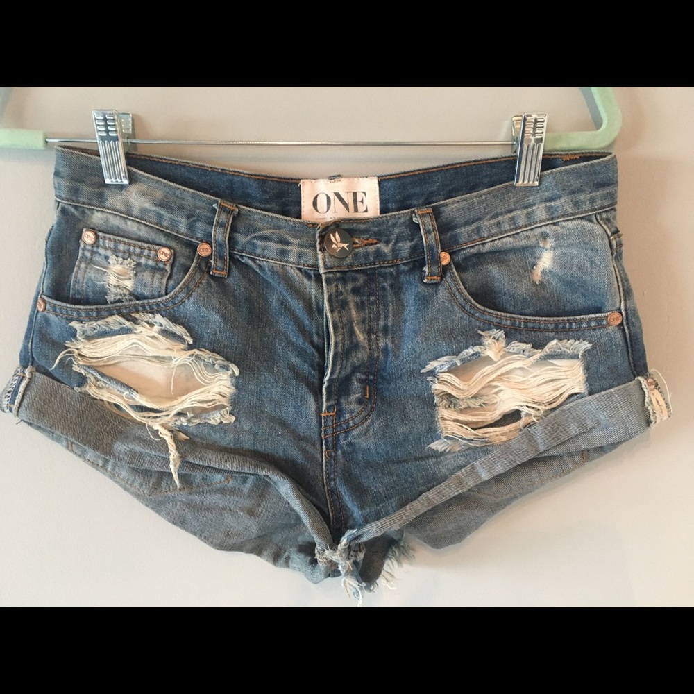 ONE TEASPOON Bandits Shorts Sz 26